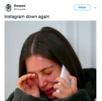 Meme Kocak Instagram Down Bertebaran