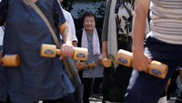 Jepang juga punya Respect for the Aged Day, hari libur untuk menghormati para lansia. Foto: REUTERS/Issei Kato