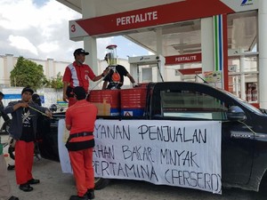 SPBU di Palu Mulai Beroperasi 24 Jam Pasca Gempa