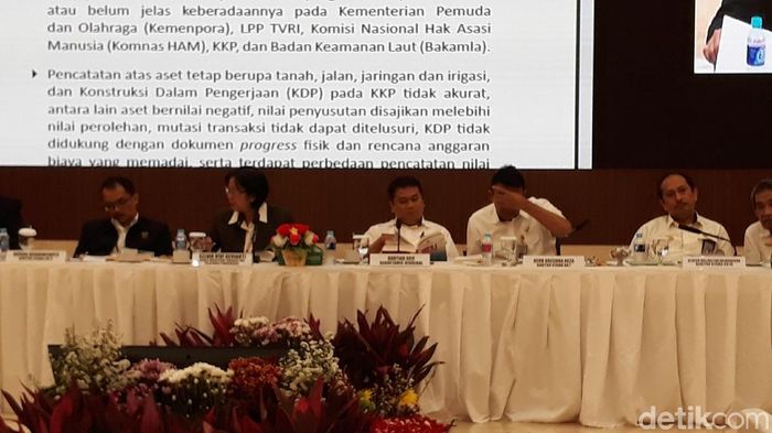 Konpers BPK soal Ikhtisar Hasil Pemeriksaan Semster I-2018Foto: Danang Sugianto/detikFinance Konpers BPK soal Ikhtisar Hasil Pemeriksaan Semster I-2018Foto: Danang Sugianto/detikFinance
