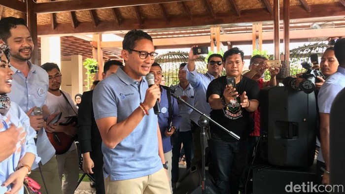Temui Milenial di Bogor, Sandi Bicara Pengangguran Lulusan SMK