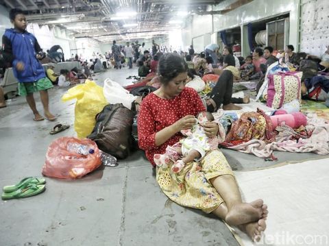 Pengungsi korban gempa Palu