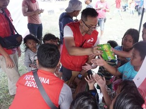 Lewat Posko Mobile, Pertamina Layani Korban Gempa di Pelosok