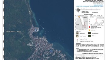 Salah satu hasil citra satelit Tim LAPAN, ITB, dan AIT Thailand Foto: LAPAN
