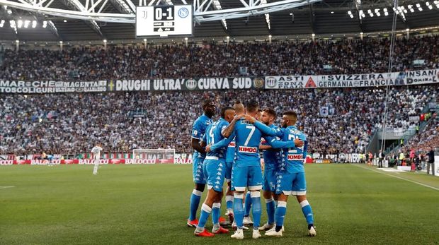 Napoli menjadi salah satu klub papan atas di liga Italia.