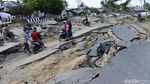 Potret Bumi yang Terbelah di Sigi usai Gempa danTsunami