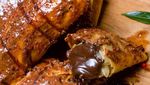 Sore Ini Paling Enak Makan Piscok Lumer Berlimpah Cokelat