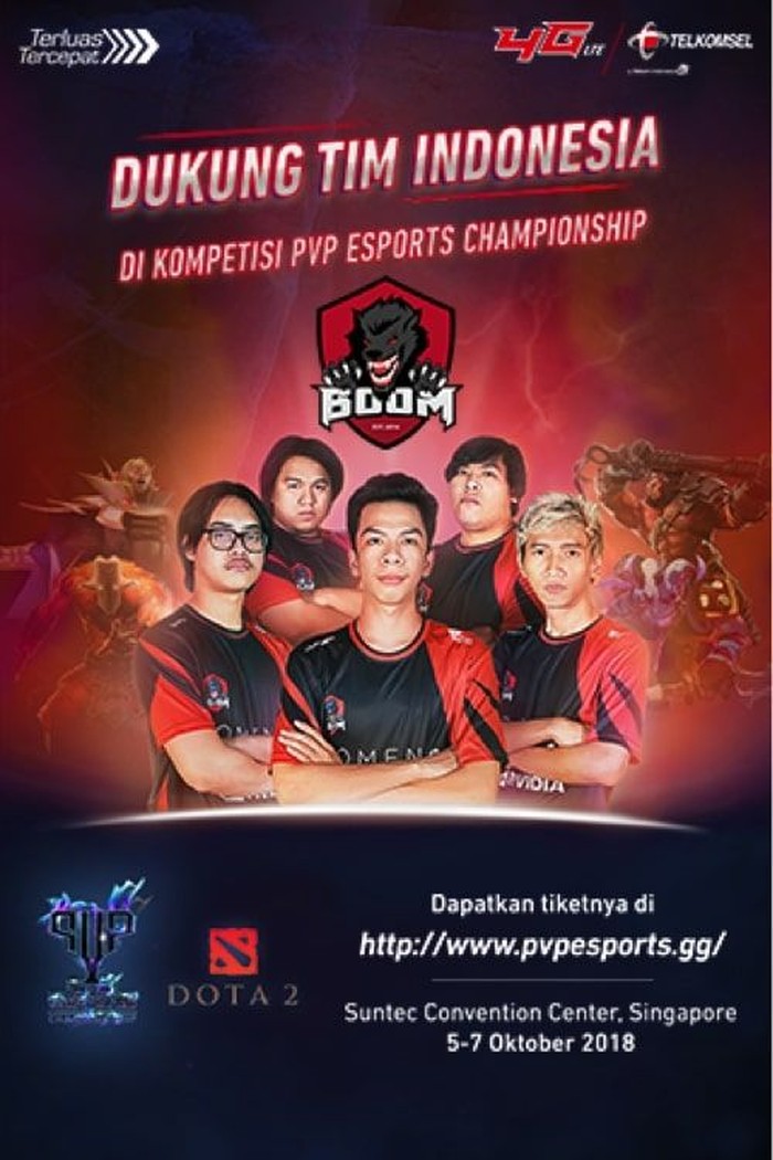 Yuk, Dukung Tim Indonesia di Kompetisi PVP eSports Championship