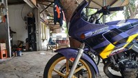 Rangka sudah pakai delta box, dari segi bahan bakar juga lebih irit, rpm rendah juga lincah akselerasinya, udah pasti harganya bikin geleng-geleng kepala. Foto: Ridwan Arifin/detikOto