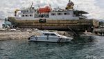 KM Sabuk Nusantara 39, Kapal 500 Ton yang Terseret ke Daratan