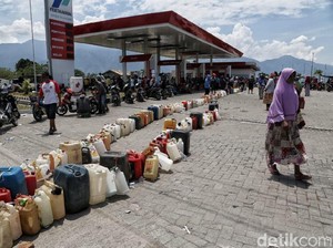 Perbaikan SPBU yang Rusak Akibat Gempa-Tsunami Palu Hampir 90%