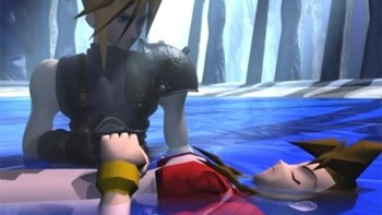 Selamatkan Aerith/Aeris. Gamer yang pernah main Final Fantasy VII pasti cukup familiar dengan rumor bahwa Aerith/Aeris bisa diselamatkan alias tetap hidup. Faktanya, itu cuma dapat dilakukan lewat mod atau cheat seperti metode game shark. (Foto: nocookie.net via TheGamer.com)