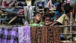 Ekspresi Anak-anak Korban Gempa yang Terpaksa Mengungsi