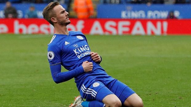 Pemain Leicester City James Maddison masuk timnas Inggris.