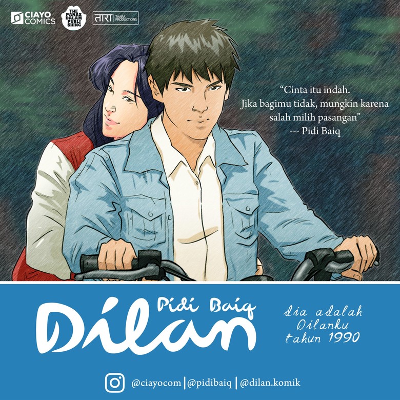 Hore... Cerita Dilan Kini Dibuat Komik Foto: CIAYO Comics Hore... Cerita Dilan Kini Dibuat Komik Foto: CIAYO Comics