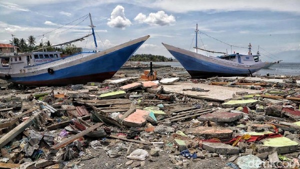 Begini Kondisi Pelabuhan Wani, Donggala Usai Tsunami