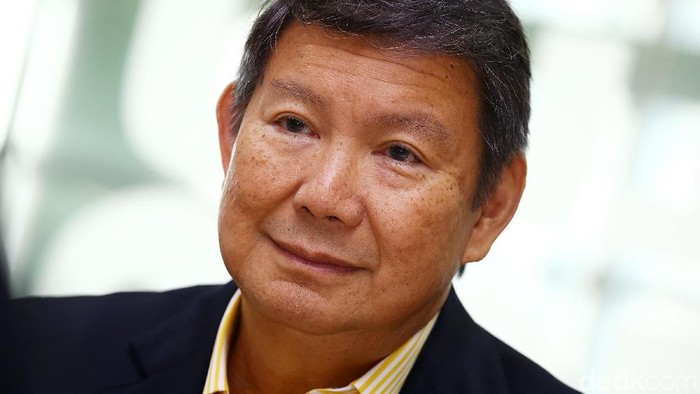 Hashim Djojohadikusumo saat hadir di acara Blak-blakan bersama detikcom.