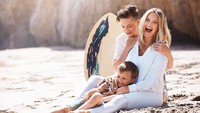 Kehidupan Kate Hudson pun jadi semakin lengkap dengan kelahiran putrinya yang diberinama Rani Rose Hudson Fujikawa itu. Dok. Instagram/katehudson