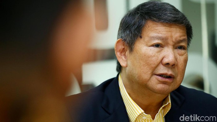 Hashim Djojohadikusumo saat hadir di acara Blak-blakan bersama detikcom.