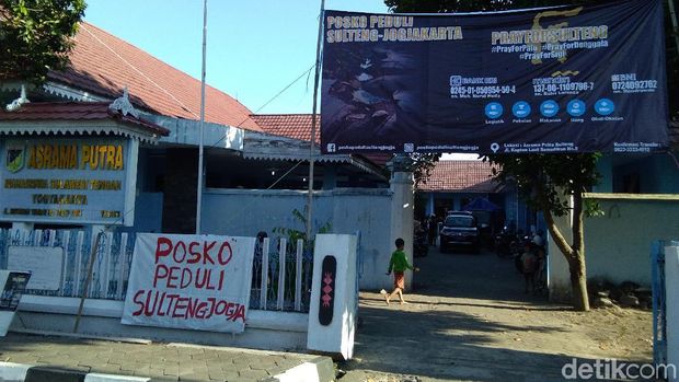 Galang Dana, Mahasiswa Sulteng Buka Posko Peduli di Yogya