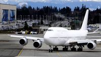 Boeing 747-8 Intercontinental yang diluncurkan tahun 2005, jenis terbaru 747 (Stephen Brashear/Getty Images/CNN Travel)