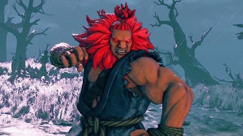 Akuma di Resident Evil 2. Menurut RedBull.com, hoax dihembuskan majalah EGM yang menyebut Akuma bisa dimainkan jika gamer mengetik AKUMA alih-alih GUEST di konsol pada lab di game RE2. (Foto: Capcom via RedBull.com)