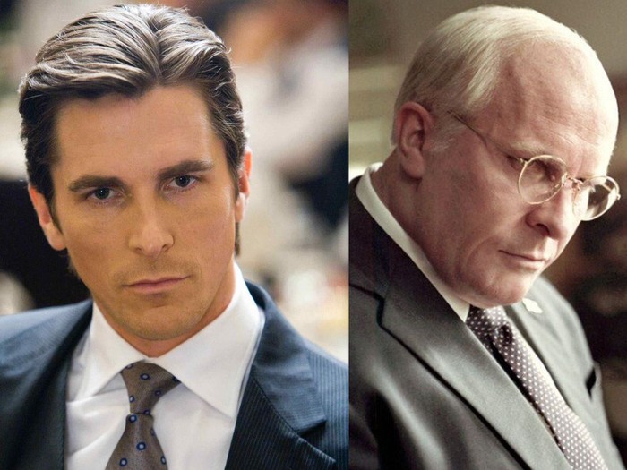 Transformasi Christian Bale dalam film Vice. Foto: Dok. Twitter Transformasi Christian Bale dalam film Vice. Foto: Dok. Twitter