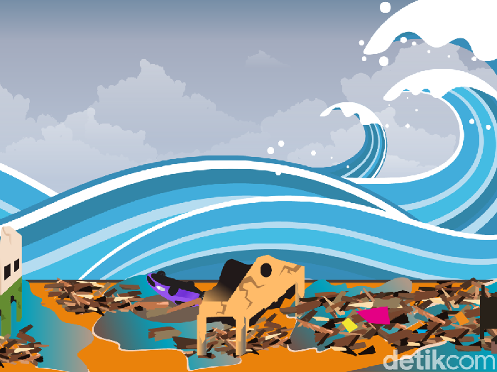 Ilustrasi tsunami