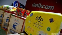 Total sekitar 20 dus bantuan terkumpul dari para karyawan.