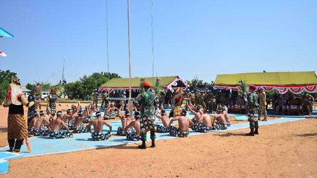 Begini Upacara HUT TNI ala Pasukan Penjaga Perdamaian di Sudan