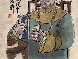 Keren! Spiderman Hingga Thanos Dibuat Ilustrasi ala China