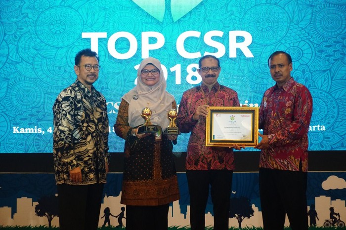 Pertamina Lubricants Raih Dua Penghargaan TOP CSR 2018