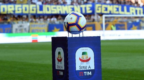 PARMA, ITALY - SEPTEMBER 30: Official ball of Nike prior the Serie A match between Parma Calcio and Empoli at Stadio Ennio Tardini on September 30, 2018 in Parma, Italy.  (Photo by Alessandro Sabattini/Getty Images)
