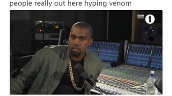 Seorang netizen pun bingung kenapa banyak orang yang antusias dengan Venom. (Foto: Twitter)