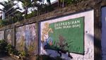 Potret Mural Menghiasi Sudut Kota Denpasar