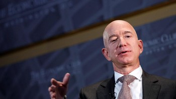 1. Jeff Bezos - Amazon: usia 54 tahun - kebangsaan Amerika Serikat - harta USD 160 miliar. Foto: Reuters