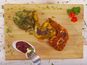 Resep Ayam Tiga Warna, Satu Ayam dan Tiga Sambal