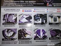 Suzuki GSX150 Bandit Dibikin Versi Touring, Ini Aksesorinya