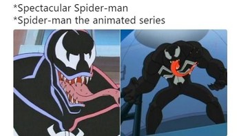 Malah ada yang kasih saran untuk melihat Venom yang lebih baik di kartun. (Foto: Twitter)