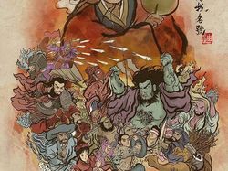 Keren! Spiderman Hingga Thanos Dibuat Ilustrasi ala China