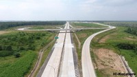 Tol Bakauheni-Terbanggi Besar ditargetkan rampung pengerjaannya pada akhir 2018. Foto: Dok.Istimewa/Hutama Karya