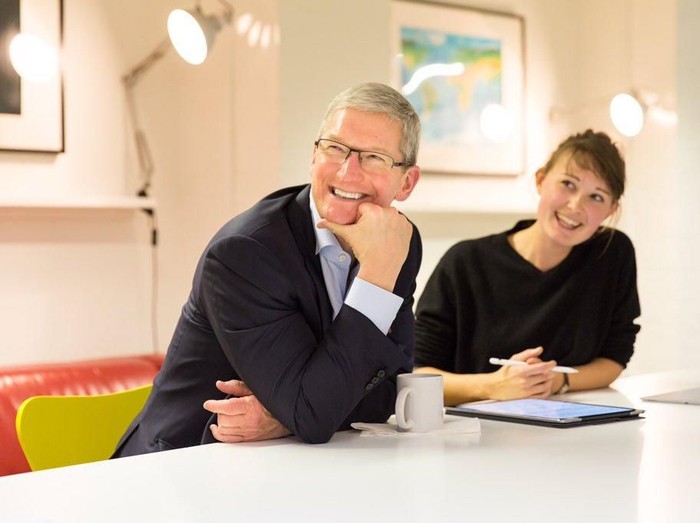 Tim Cook. Foto: twitter @tim_cook Tim Cook. Foto: twitter @tim_cook