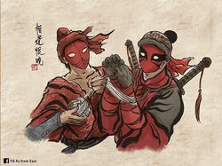 Keren! Spiderman Hingga Thanos Dibuat Ilustrasi ala China