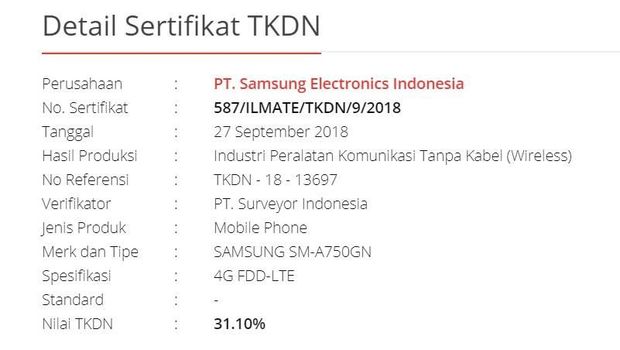 Ponsel Empat Kamera Samsung Dapat Restu Kominfo