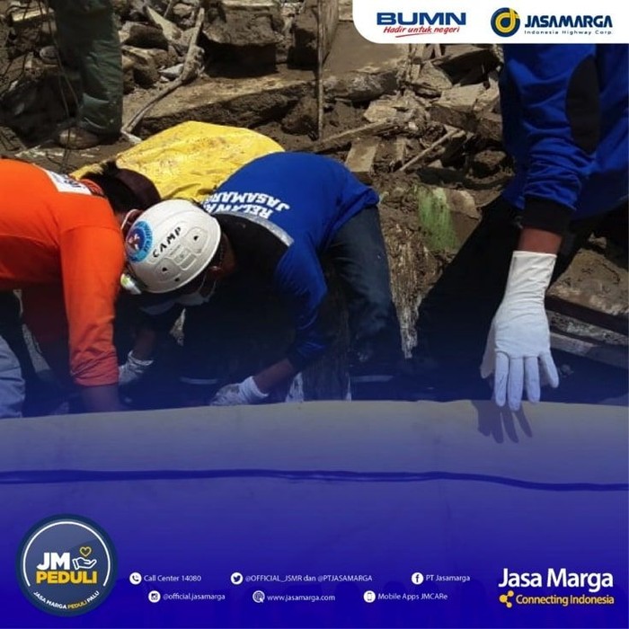 Tim Relawan Jasa Marga Peduli Tembus Daerah Bencana di Palu