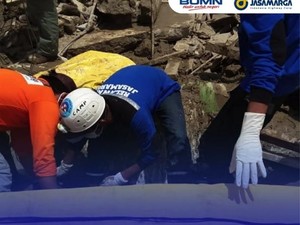 Tim Relawan Jasa Marga Peduli Tembus Daerah Bencana di Palu