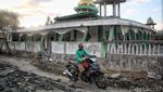 Masjid Al-Falah dan Al-Aswad Rusak Akibat Gempa di Palu
