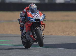 Dovizioso Tercepat di FP3, Marquez Crash