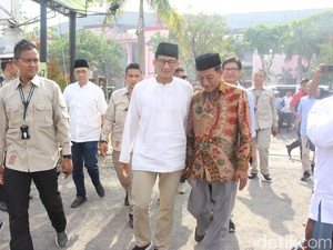 Begini Kegiatan Pagi Sandiaga di Sidoarjo