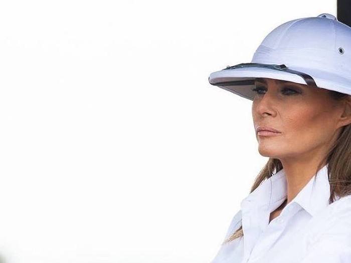 Melania Trump jadi kontroversi karena pakai foto koloni. Foto: Instagram/@melaniatrumpworld Melania Trump jadi kontroversi karena pakai foto koloni. Foto: Instagram/@melaniatrumpworld